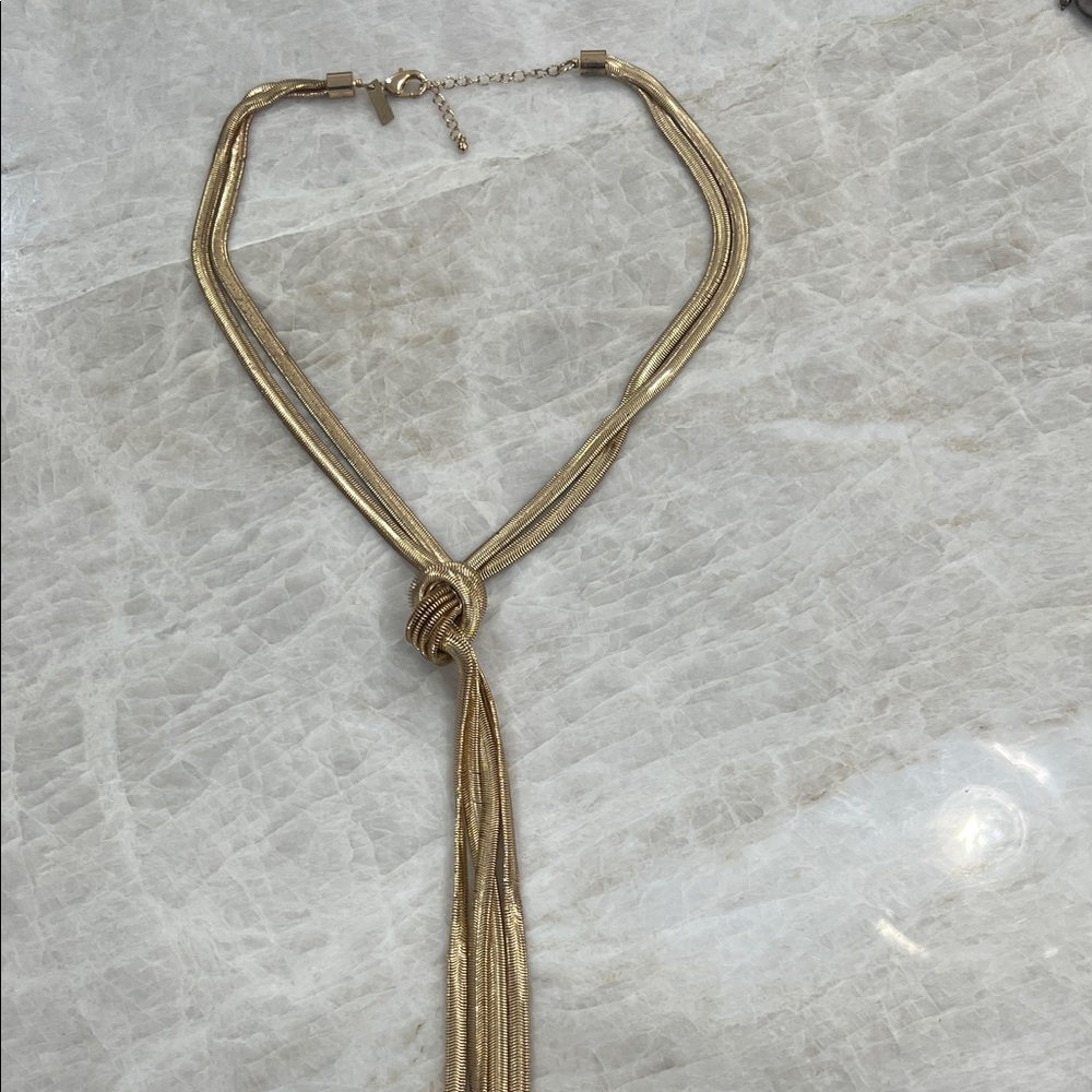 INC International Concepts Gold Knot Necklace